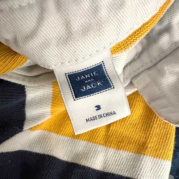 Janie & Jack | Classic Striped Rugby Shirt (3) 🏉 - Picture 3 of 5